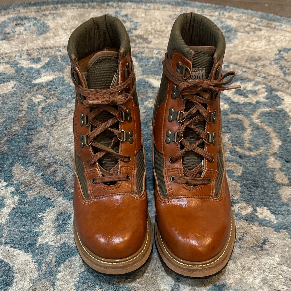 L.L. Bean Tan Leather Outdoor Hiking Boots